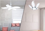 Foldable Light & Adjustable Ceiling Fan