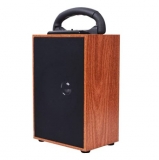 Portable Wooden Splash Proof Bluetooth Speaker