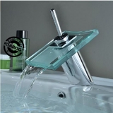 Waterfall Glass Basin Tap