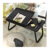 Laptop Desk for Bed with Cup Holder, Angle Adjustable